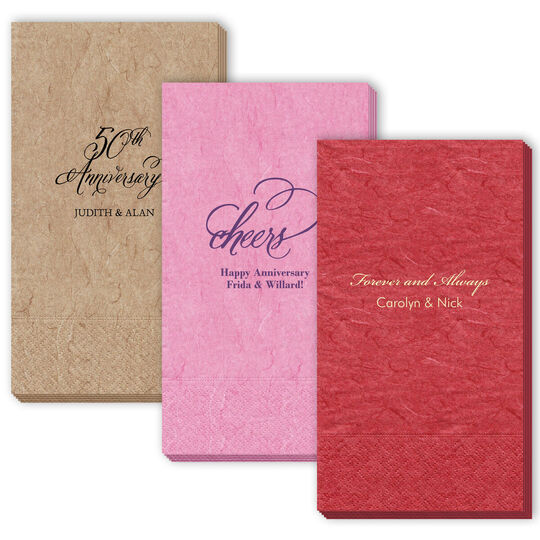 Design Your Own Anniversary Bali Guest Towels